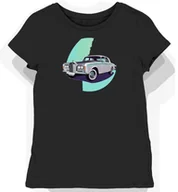 Koszulki i topy damskie - Koszulka damska czarna z Klasycznym Motywem Rolls-Royce Silver Shadow M - miniaturka - grafika 1