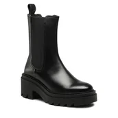 Botki damskie - Botki Gino Rossi RST-CIRCLE-02 Czarny - GINO ROSSI - miniaturka - grafika 1