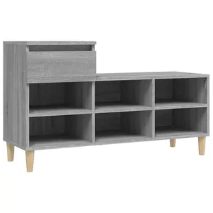 Lumarko Szafka na buty, szary dąb sonoma, 102x36x60 cm - Szafki na buty - miniaturka - grafika 3