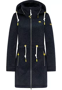 Schmuddelwedda Damski płaszcz polarowy fraully 34328263, granatowy melanż, XL, granatowy melanż, XL - Płaszcze damskie - miniaturka - grafika 1