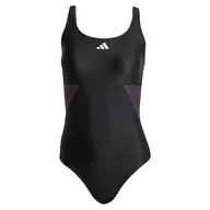 Stroje kąpielowe - adidas Damski strój kąpielowy Colorblock C-Back 32, Czarny/Legend Ivy, 164 - miniaturka - grafika 1