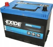 Ładowarki i akumulatory - Akumulator EXIDE 12V 80Ah/510A DUAL MARINE/RV L+ biegun standardowy 260x175x225 B0 dodatkowy-auxiliary/głębokiego rozładowania/rozruchowo-zasilający/rozruchowy - miniaturka - grafika 1