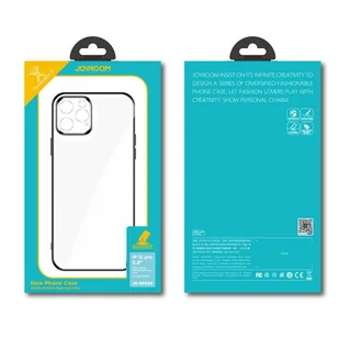 Joyroom New Beauty Series ultra cienkie przezroczyste etui z metaliczną ramką do iPhone 12 Pro złoty (JR-BP743) - Etui i futerały do telefonów - miniaturka - grafika 5