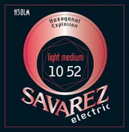 Struny gitarowe  - Savarez struny do gitary elektrycznej sześciokątny wybuchowy zestaw niklu średni/lekki .010-.052 676547 - miniaturka - grafika 1