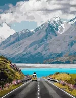 Malowanie po numerach - Malowanie po numerach - Podróż w góry 40x50cm - Twoje Hobby - miniaturka - grafika 1