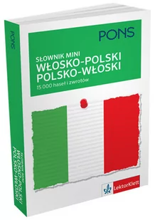 Pons Słownik mini włosko-polski, polsko-włoski. 15 000 haseł i zwrotów - Praca zbiorowa - Słowniki języków obcych - miniaturka - grafika 1