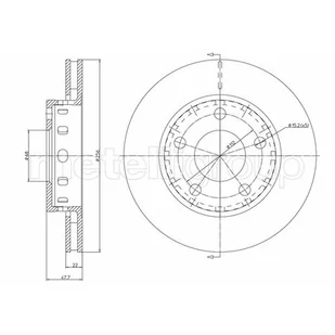 METELLI Tarcza hamulcowa 23-1210C - Szczęki hamulcowe - miniaturka - grafika 1