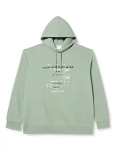 s.Oliver Big Size męska bluza z kapturem, zielona, rozmiar 4XL, zielony, 4XL - Bluzy męskie - miniaturka - grafika 1