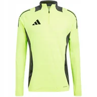 Bluzy męskie - Bluza męska adidas Tiro 24 Competition Training Top limonkowa IS1642 XL - miniaturka - grafika 1