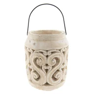 Świeczniki - Clayre & Eef Lampion Ażurowy Ceramiczny B CE6TE0214 - miniaturka - grafika 1