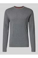 Swetry męskie - Sweter z dzianiny o kroju regular fit z czystej bawełny - Tom Tailor - miniaturka - grafika 1