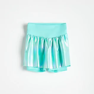 Spodnie i spodenki dla dziewczynek - Reserved Dwuwarstwowe szorty - Wielobarwny - grafika 1