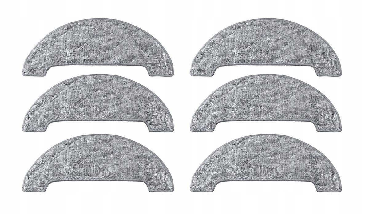 6x MOP ŚCIERKA do VIOMI S9, ALPHA S9, ALPHA S9 UV, mikrofibra, nakładka