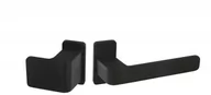 Klamki - Gałko-klamka Wala na krótkim szyldzie H6S26P/G5S50/SK3S34G6 (rękojeść 26 mm, szyld 34 mm) czarna anoda, prawa - miniaturka - grafika 1