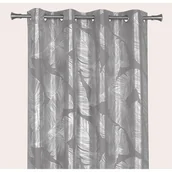 Zasłony - Zasłona z kółkami Vanua 140 x 260 cm szara - miniaturka - grafika 1