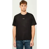 Koszulki męskie - Calvin Klein T-shirt | Loose fit | pique - miniaturka - grafika 1