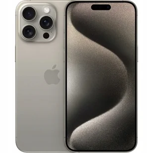 Apple iPhone 15 Pro Max 5G 256GB Dual Sim Natural Titanium Beżowy - Telefony komórkowe - miniaturka - grafika 3