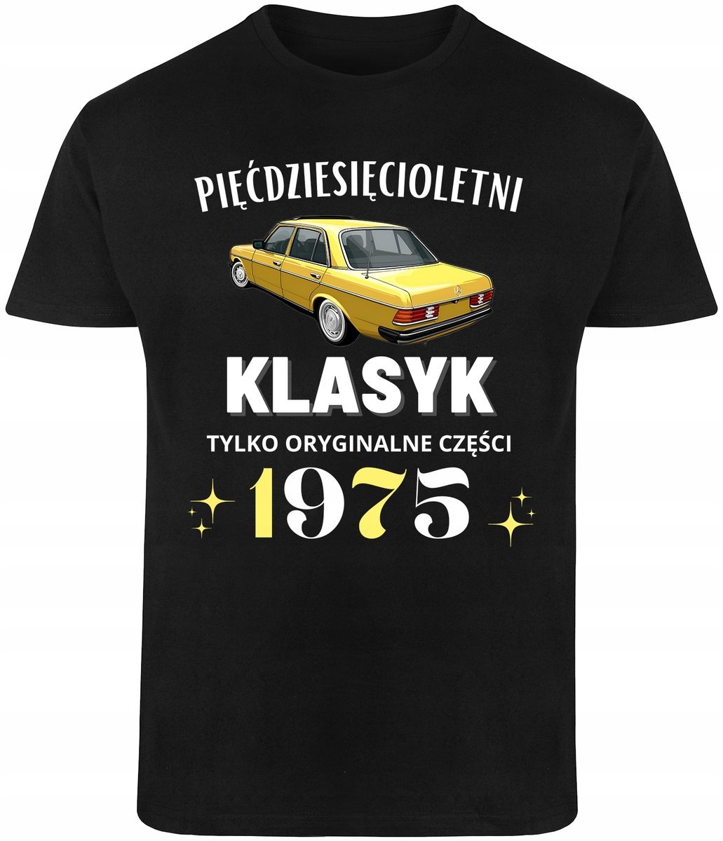 Prezent 50 Urodziny Koszulka Klasyk 50letni Tshirt dla Męża Taty R-XL A77