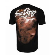 Odzież taktyczna i umundurowanie - Koszulka Pit Bull 190 Regular Series San Diego Dog - Czarna L - miniaturka - grafika 1