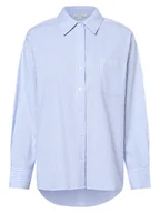 Piżamy damskie - Marie Lund - Damska koszula od piżamy, niebieski - miniaturka - grafika 1