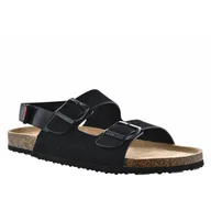 Sandały męskie - Sandałyi męskie BIG STAR LL174208 czarne - miniaturka - grafika 1