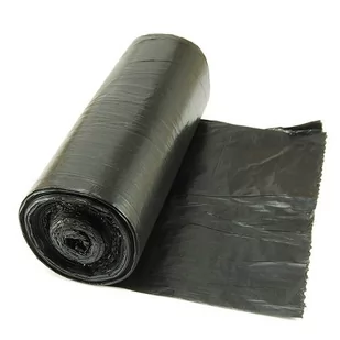Worki na śmieci czarne LDPE, 120 l, 25 szt. - Worki na śmieci - miniaturka - grafika 1