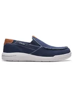 Półbuty męskie - Clarks Slippersy "Driftlite Step" w kolorze granatowym - miniaturka - grafika 1