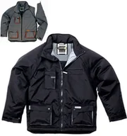 Odzież robocza - Delta Plus Bluza MACH 2 z poliestru Oxford powlekanego PU ocieplana odpinane rękawy kolor szaro-pomarańczowy rozmiar 3XL CORP NORTHGR3X NORTHGR3X - miniaturka - grafika 1