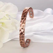 Inne - TEMU 1 szt. Bransoletka Magnetyczna z Czystej Miedzi 99.99% dla Mężczyzn, Bransoletka z Magnesami w Kształcie Młotków, Bransoletka z 6 Magnesami 3500 - miniaturka - grafika 1