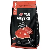 Sucha karma dla psów - Pan mięsko wołowina z koziną XS 3kg - miniaturka - grafika 1