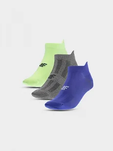 Męskie skarpetki treningowe (3-pack) 4F 4FWMM00UFSOM137 - multikolor - Skarpetki męskie - miniaturka - grafika 1