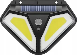 LAMPA SOLARNA Na Ścianę Halogen LED COB Z CZUJNIKIEM Ruchu Zmierzchu 1493 - Lampy ogrodowe - miniaturka - grafika 1