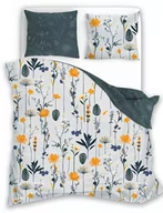 Pościel - Faro Pościel satynowa w kwiaty 9241HF 9241HF SAM 160x200 - miniaturka - grafika 1
