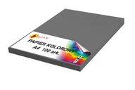 Szkolne artykuły papiernicze - Papier kolorowy A4 80g szary ciemny 100 arkuszy - miniaturka - grafika 1