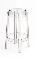 Taborety i hokery - D2.Design Stołek Duch transparentny 75cm 3350 - miniaturka - grafika 1