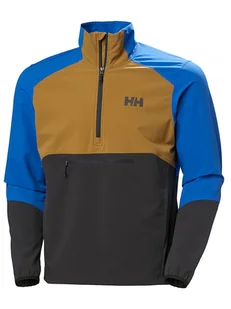 Helly Hansen Kurtka funkcyjna "Cascade Schield Anorak" w kolorze niebiesko-brązowo-czarnym - Kurtki i kamizelki sportowe męskie - miniaturka - grafika 1