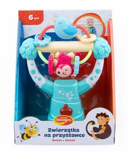 Dumel Discovery Zwierzątka Na Przyssawce Dd42077 - Grzechotki dla dzieci Dumel Discovery Zwierzątka Na Przyssawce Dd42077 - Grzechotki dla dzieci - miniaturka - grafika 1