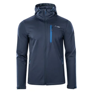 Męski Softshell ELBRUS IFARO POLARTEC M000141669 – Granatowy - Bluzy sportowe męskie - miniaturka - grafika 1