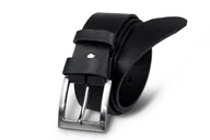 Paski - Pasek męski skórzany Kaletnik Czarny 4 cm - miniaturka - grafika 1