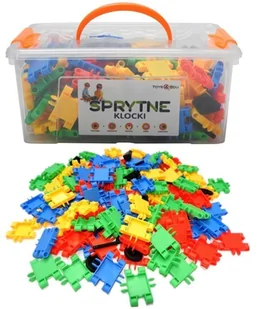 Sprytne Klocki. Przestrzenne Klocki Konstrukcyjne 160 Elementów Toys4Edu - Klocki - miniaturka - grafika 1
