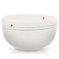 Miski i półmiski - Orion Miska Miseczka / Salaterka Ceramiczna Biała Serduszka 450 Ml - miniaturka - grafika 1