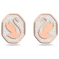 Kolczyki - Kolczyki Swarovski - Signum, Swan Rose Gold 5621105 - miniaturka - grafika 1