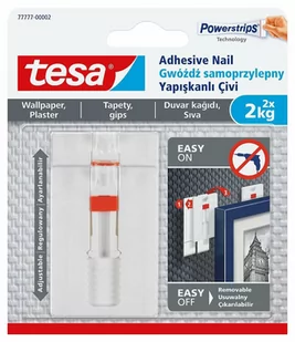 TESA Regulowany gwóźdź samoprzylepny do tapet TESA SMART MOUNTING SYSTEM TESA - Wieszaki łazienkowe - miniaturka - grafika 2