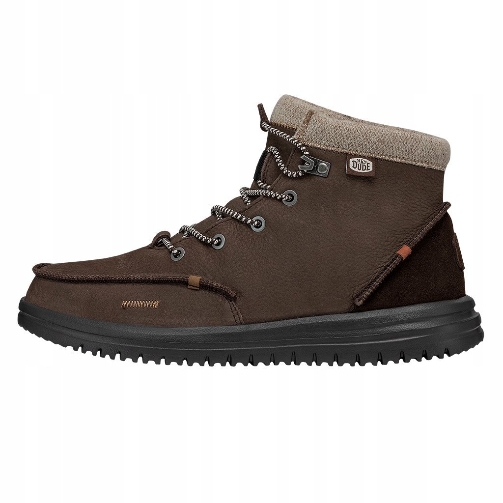 Męskie Buty Trzewiki Zimowe Skórzane HeyDude Bradley Boot Leather 45