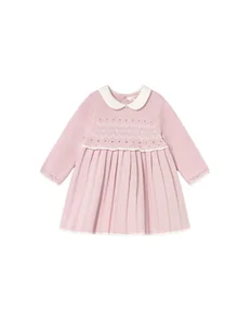 Mayoral Sukienka elegancka 2804 Różowy Regular Fit - Sukienki i spódniczki dla dziewczynek - miniaturka - grafika 1