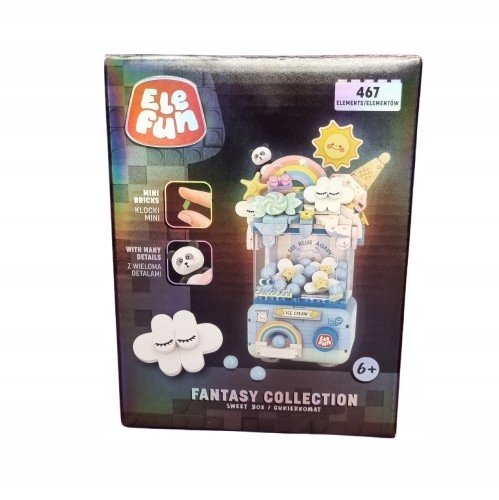 Elefun Fantasy Collection Cukierkomat niebieski Klocki 467el.