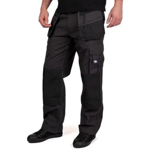 Lee Cooper Męskie spodnie cargo z kaburą, szaro-czarne, 42W 31L UK - Spodnie męskie - miniaturka - grafika 1