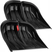 Łopaty do śniegu - Szufla do śniegu bez trzonka, czarna, 2 szt. - miniaturka - grafika 1