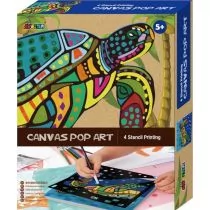 Płótno Pop art Żółw - Zabawki kreatywne - miniaturka - grafika 1