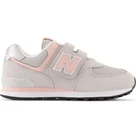 Buty dla dziewczynek - Buty New Balance buty PV574EVK szare - miniaturka - grafika 1